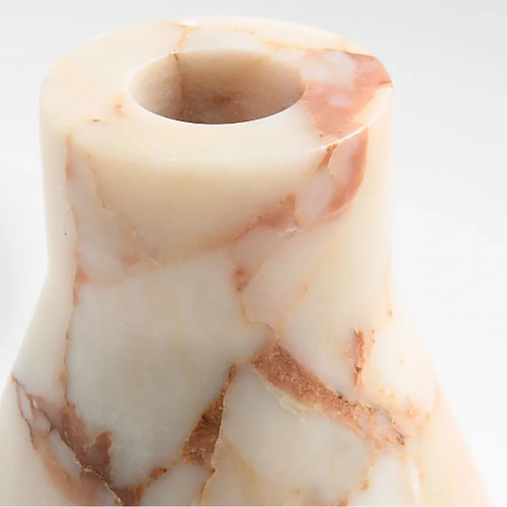 New! Crate&Barrel Marble Candle Holder